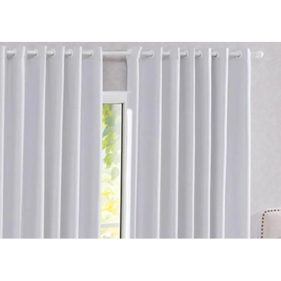 Cortina Pvc Blackout 1Fl 1,30X1,70 Branco
