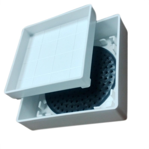 Ralo Invisivel Deplasti 10 X 10 Branco Ralo Invisivel Deplasti 10 X 10 Branco
