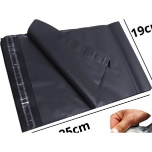 Envelope Seguranca Plast 19X25 Preto  C/250