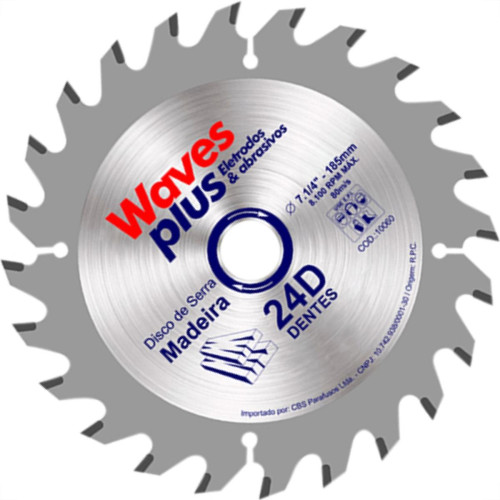 Serra Circ.Widea Waves Plus 7.1/4X24X20 Serra Circ.Widea Waves Plus 7.1/4X24X20