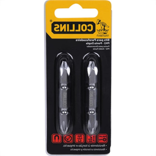 Jogo Ponteira Collins Phil 1/4X 50Mm 02P Jogo Ponteira Collins Phil 1/4X 50Mm 02P