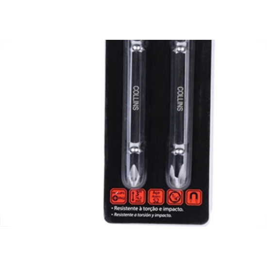 Jogo Ponteira Collins Phil 1/4X100Mm 02P