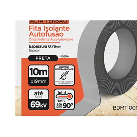 Fita Alta Fusao/Tensao B_D 10Mts Fita Alta Fusao/Tensao B_D 10Mts
