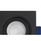 Spot Emb.05W Led 3000K Quadr B_D Preto