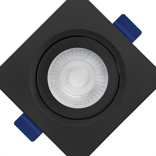 Spot Emb.05W Led 6500K Quadr B_D Preto Spot Emb.05W Led 6500K Quadr B_D Preto