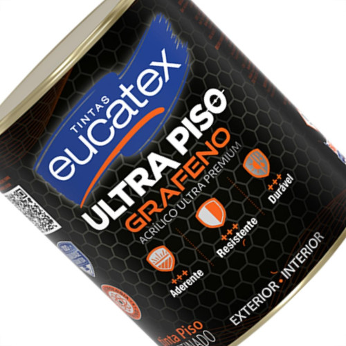 Tinta Eucatex Grafeno Piso 1/4 Cinza Escu Tinta Eucatex Grafeno Piso 1/4 Cinza Escu