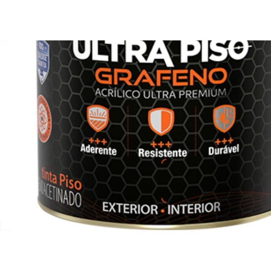 Tinta Eucatex Grafeno Piso 1/4 Cinza Escu Tinta Eucatex Grafeno Piso 1/4 Cinza Escu