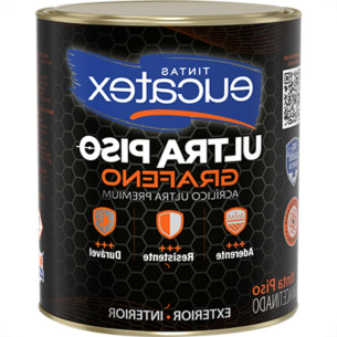 Tinta Eucatex Grafeno Piso 1/4 Preto Tinta Eucatex Grafeno Piso 1/4 Preto