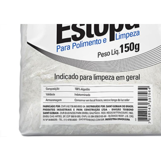 Estopa P/Uso Geral 150G Tekbond