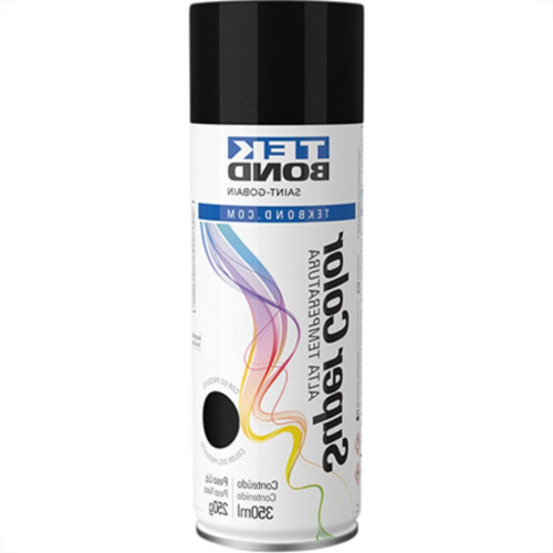 Spray Tekbond Alta Temp Preto 350Ml