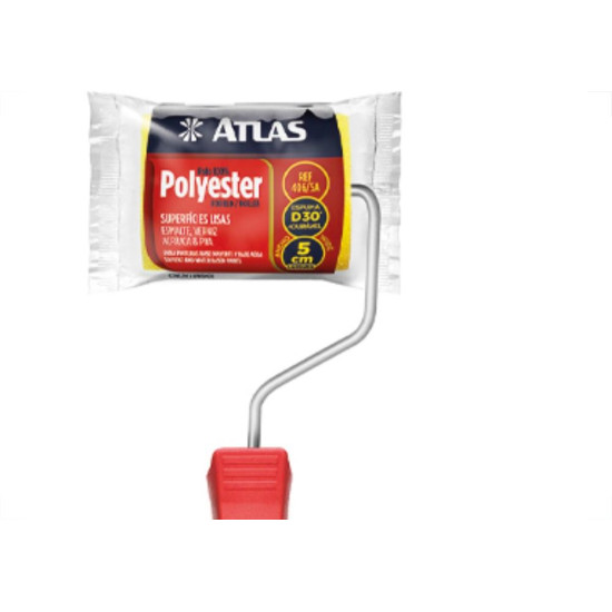 Rolo Atlas Espuma Amarelo 05Cm 406/5A