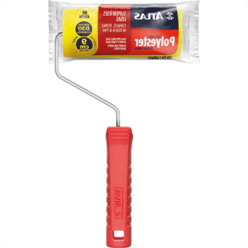 Rolo Atlas Espuma Amarelo 09Cm 406/9A