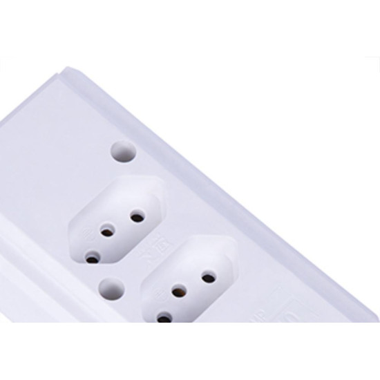 Tomada Barra Intern.A Dupla 2P+T 20A Branco