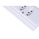Tomada Barra Intern.Quadrupla 2Polos+T 20A Branco