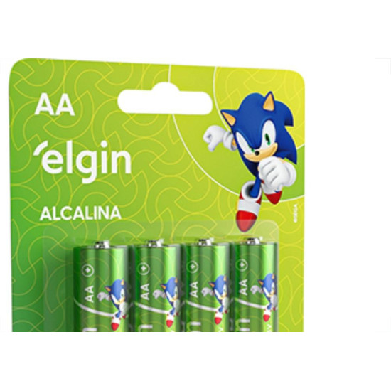 Pilha Alcalina Elgin Peq.Aa2 C/4 - Kit C/10 CA Pilha Alcalina Elgin Peq.Aa2 C/4 - Kit C/10 CA