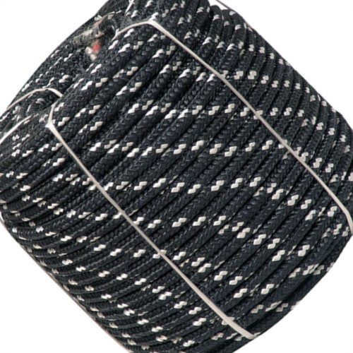 Corda Poliest.Firmeza Branco/Preto 08Mm Rl/240 Corda Poliest.Firmeza Branco/Preto 08Mm Rl/240