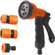 Esguicho Force 8 Funcoes + Kit 4Pcs Esguicho Force 8 Funcoes + Kit 4Pcs