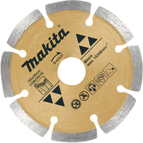 Disco Diam Makita Segm P/Concreto D42531 Disco Diam Makita Segm P/Concreto D42531