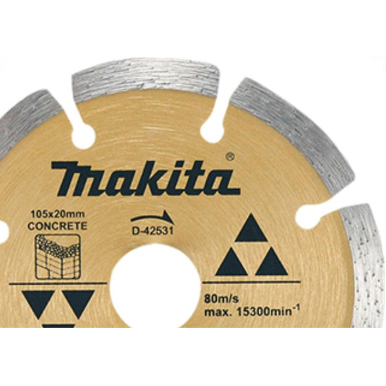 Disco Diam Makita Segm P/Concreto D42531 Disco Diam Makita Segm P/Concreto D42531