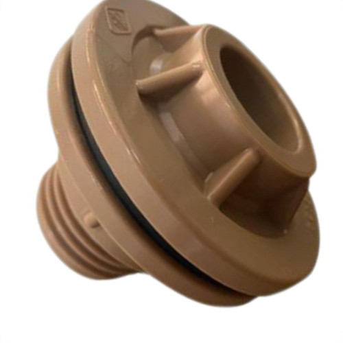 Adaptador C/Flange Pvc Reboucas 3/4 Marrom - Kit C/10 Unidades Adaptador C/Flange Pvc Reboucas 3/4 Marrom - Kit C/10 Unidades