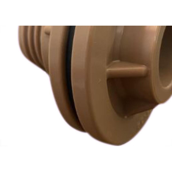 Adaptador C/Flange Pvc Reboucas 1.1/2 Marrom - Kit C/2 Unidades Adaptador C/Flange Pvc Reboucas 1.1/2 Marrom - Kit C/2 Unidades