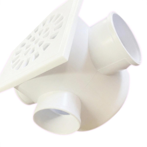 Caixa Sifonada Reboucas Quad.Branco 10X10X50 Branco
