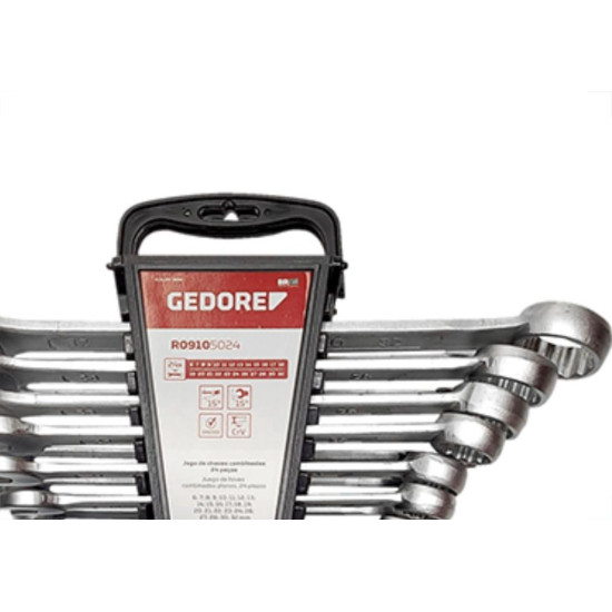 Jogo Chave Combinada Gedore Red 8 19Mm