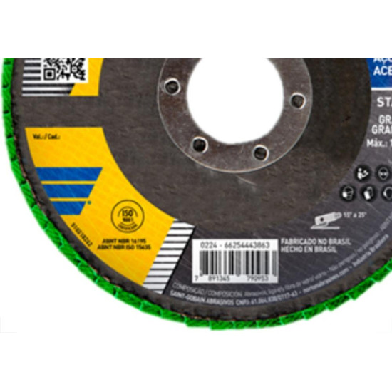 Disco Flap Norton Standard 4.1/2 X 80 Disco Flap Norton Standard 4.1/2 X 80