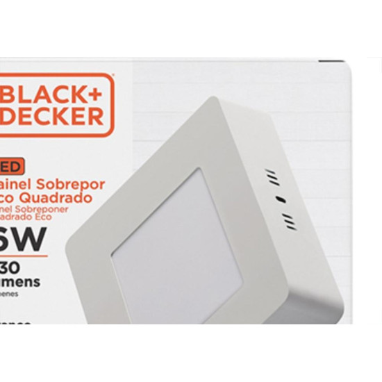 Luminaria Led Sob Quad 06W 6500K 10Cm B_D Eco Luminaria Led Sob Quad 06W 6500K 10Cm B_D Eco