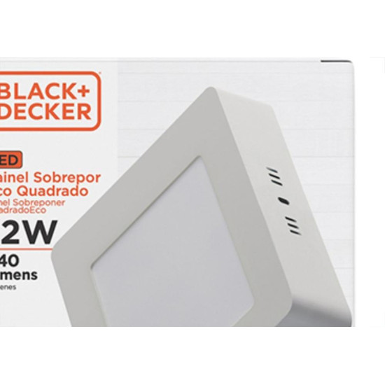 Luminaria Led Sob Quad 12W 6500K 16Cm B_D Eco Luminaria Led Sob Quad 12W 6500K 16Cm B_D Eco