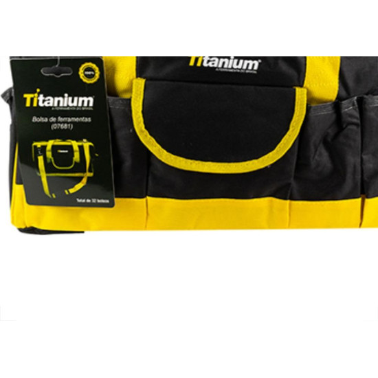 Bolsa Para Ferramentas 32 Bolsos 46X28 Titanium Bolsa Para Ferramentas 32 Bolsos 46X28 Titanium