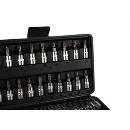 Jogo Soquete Titanium C/Catr 1/4 46P Crv