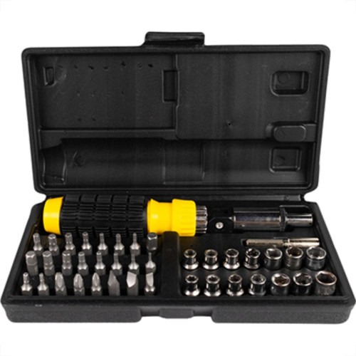 Jogo Soquete Titanium 1/4 41Pcs 5520 Jogo Soquete Titanium 1/4 41Pcs 5520