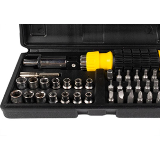 Jogo Soquete Titanium 1/4 41Pcs 5520 Jogo Soquete Titanium 1/4 41Pcs 5520