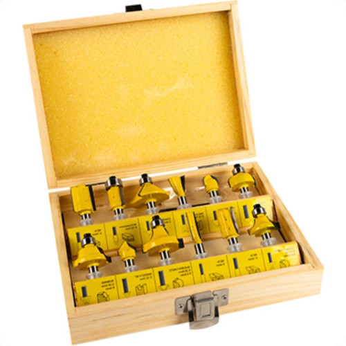 Fresa P/Tupia Titanium Kit 12Pcs 5460 Fresa P/Tupia Titanium Kit 12Pcs 5460