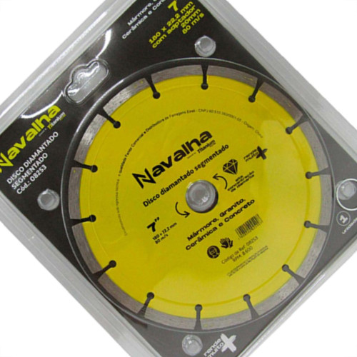 Disco Diam Titanium Segmentado 7 X 178Mm Disco Diam Titanium Segmentado 7 X 178Mm