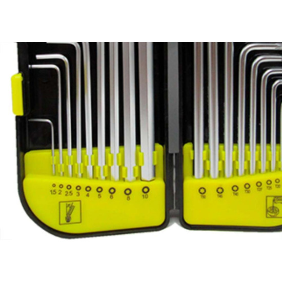Jogo Chave Titan Allen+Torx+T10-T50 Crv Jogo Chave Titan Allen+Torx+T10-T50 Crv