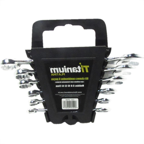 Jogo Chave Combinad Titanium 6 17 06P Jogo Chave Combinad Titanium 6 17 06P