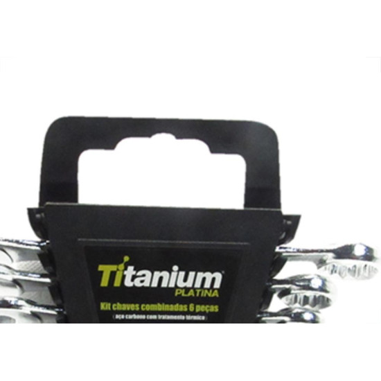 Jogo Chave Combinad Titanium 6 17 06P Jogo Chave Combinad Titanium 6 17 06P