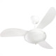 Ventilador Teto 3Pas Sunny 6Vel Branco Bivolt C/Cont.