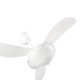 Ventilador Teto 3Pas Sunny 6Vel Branco Bivolt C/Cont.