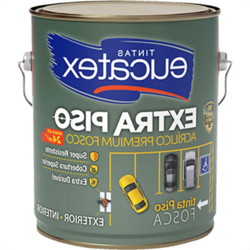 Tinta Eucatex Extra Piso Galao 3,6 Litros Cinza