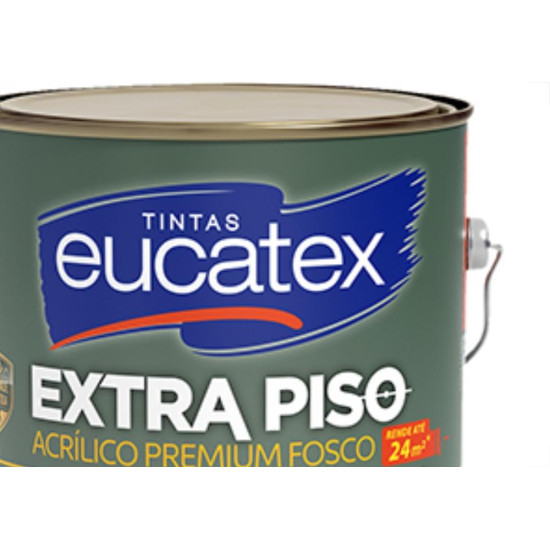 Tinta Eucatex Extra Piso Galao 3,6 Litros Preto Tinta Eucatex Extra Piso Galao 3,6 Litros Preto