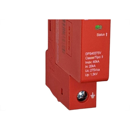 Disp.Prot.Surto Steck 40Ka 275V Verm