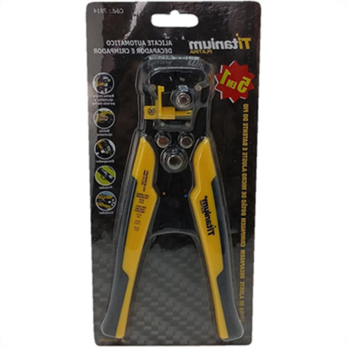 Alicate P/Crimpar 8 Autom Titanium 7814 Alicate P/Crimpar 8 Autom Titanium 7814