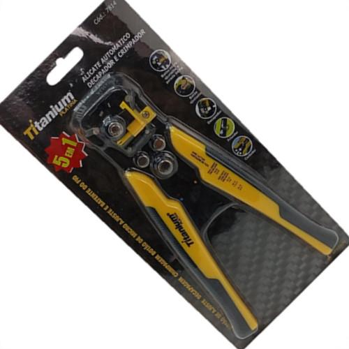 Alicate P/Crimpar 8 Autom Titanium 7814 Alicate P/Crimpar 8 Autom Titanium 7814