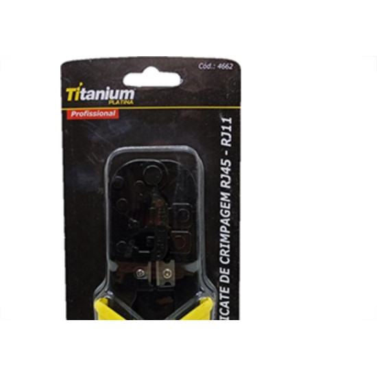Alicate P/Crimpar Rj11-Rj45 Titanium 4662 Alicate P/Crimpar Rj11-Rj45 Titanium 4662