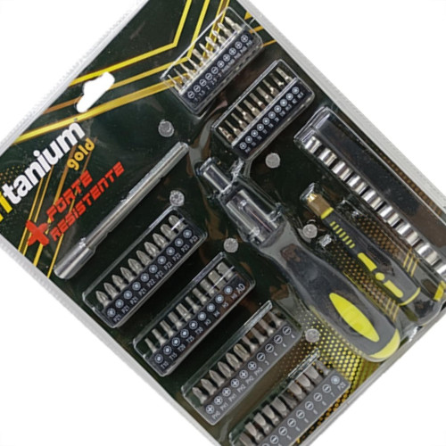 Jogo Soquete Titanium 1/4 72Pcs 5517 Jogo Soquete Titanium 1/4 72Pcs 5517