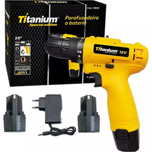 Furad/Parafuso Titanium 12V C/2 Bat Furad/Parafuso Titanium 12V C/2 Bat
