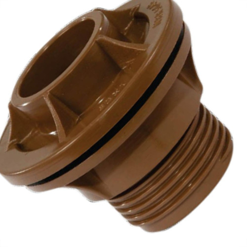 Adaptador C/Flange Pvc Socel 3/4 Marrom - Kit C/6 Unidades Adaptador C/Flange Pvc Socel 3/4 Marrom - Kit C/6 Unidades